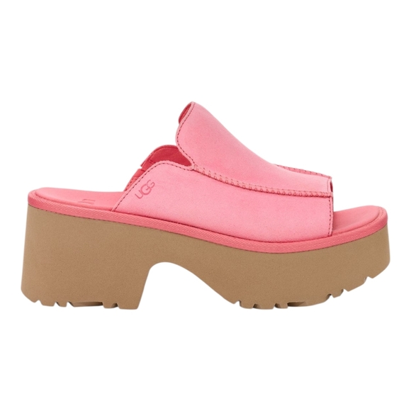 UGG Pink Newest Platform Slide Sandals Heels - Picture 7 of 12